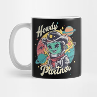 Space Cowboy Greeting: Intergalactic Rodeo Mug